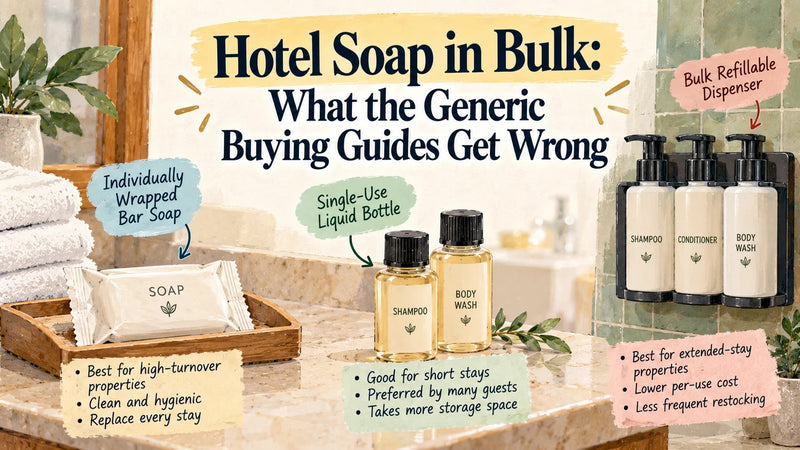Hotel Soap in Bulk: What the Generic Buying Guides Get Wrong