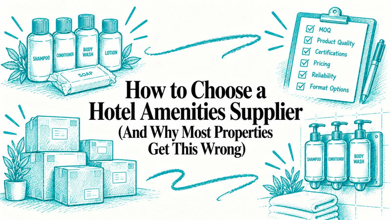 How to Choose a Hotel Amenities Supplier (And Why Most Properties Get This Wrong)