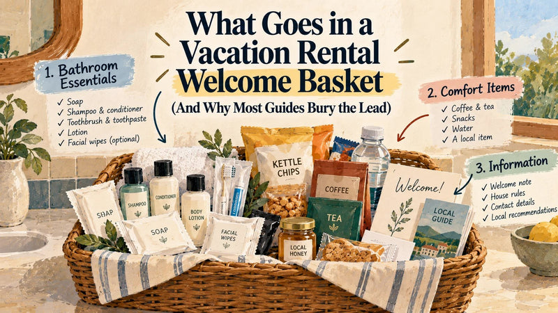 What Goes in a Vacation Rental Welcome Basket (And Why Most Guides Bury the Lead)