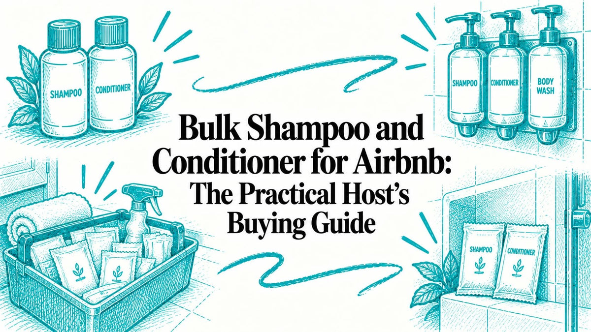 Bulk Shampoo and Conditioner for Airbnb: The Practical Host's Buying Guide