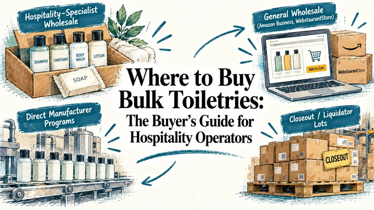 Where to Buy Bulk Toiletries: The Buyer's Guide for Hospitality Operators