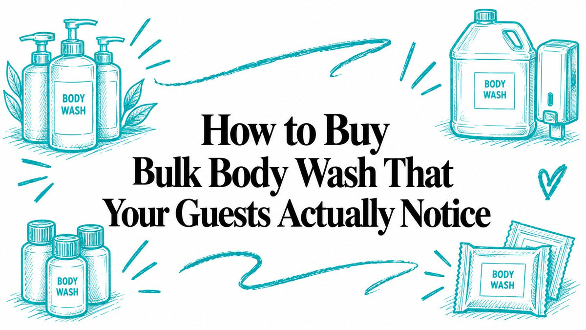 How to Buy Bulk Body Wash That Your Guests Actually Notice