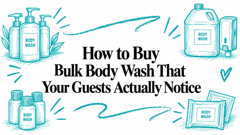 How to Buy Bulk Body Wash That Your Guests Actually Notice
