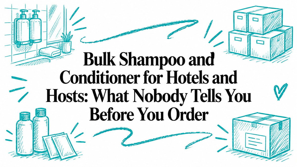 Bulk Shampoo and Conditioner for Hotels and Hosts: What Nobody Tells You Before You Order