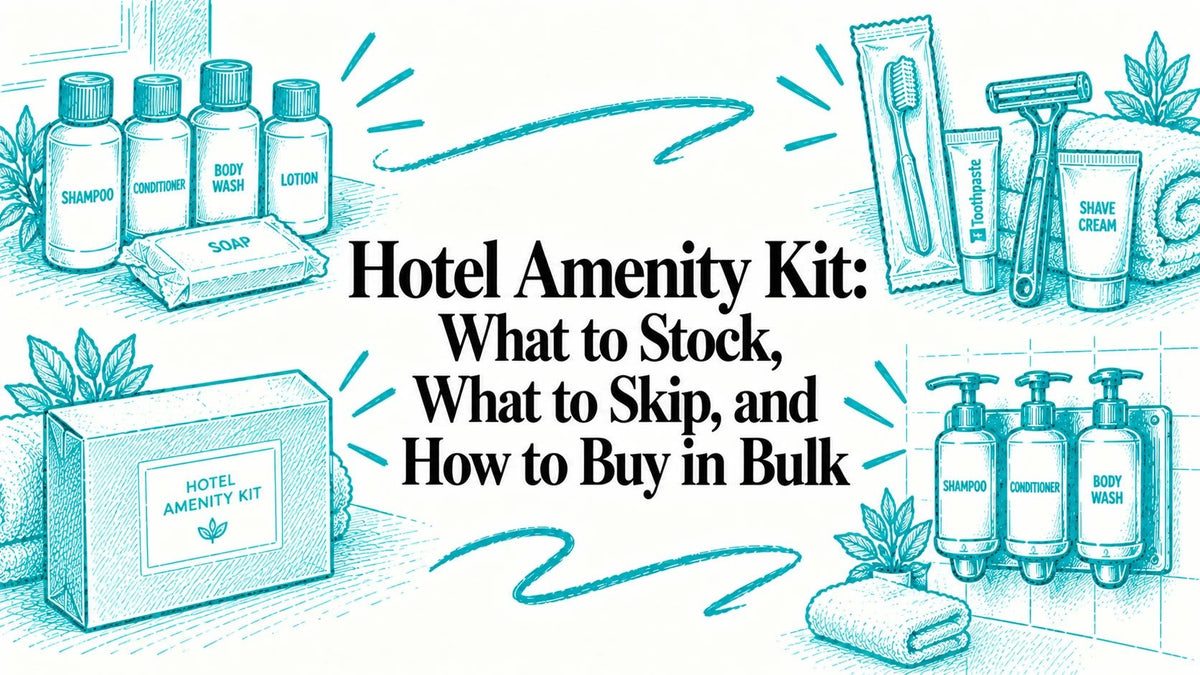 Hotel Amenity Kit: What to Stock, What to Skip, and How to Buy in Bulk