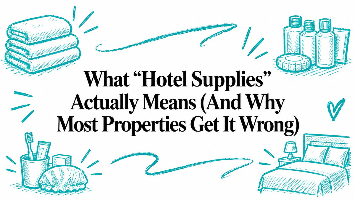 What "Hotel Supplies" Actually Means (And Why Most Properties Get It Wrong)