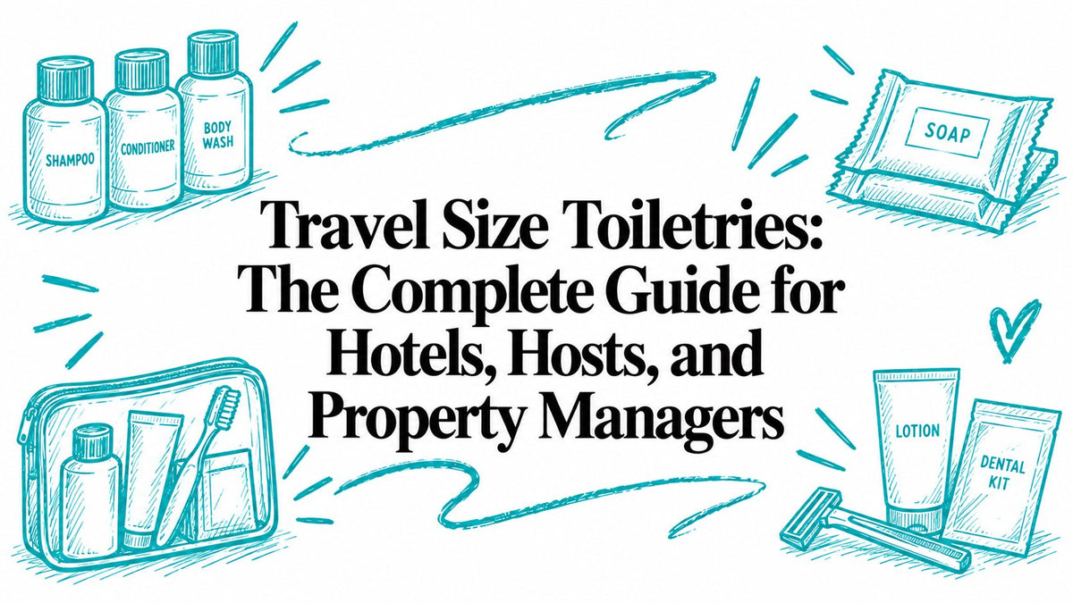 Travel Size Toiletries: The Complete Guide for Hotels, Hosts, and Property Managers