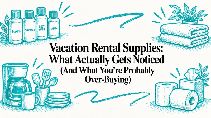 Vacation Rental Supplies: What Actually Gets Noticed (And What You're Probably Over-Buying)