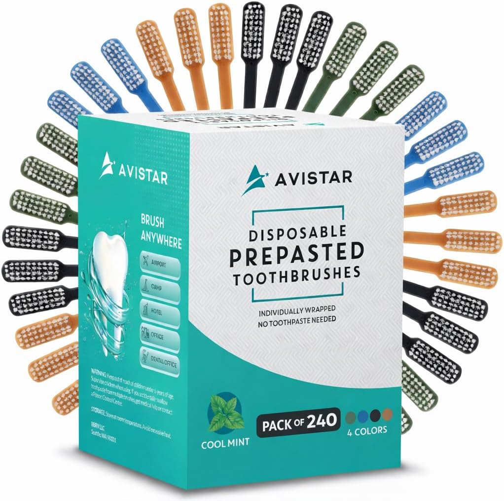 Pre-Pasted Disposable Toothbrushes