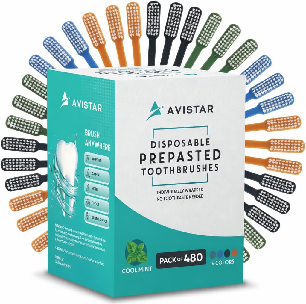 Pre-Pasted Disposable Toothbrushes