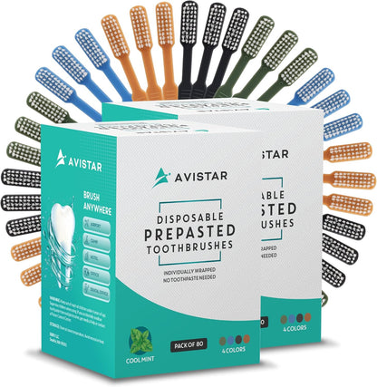 Pre-Pasted Disposable Toothbrushes