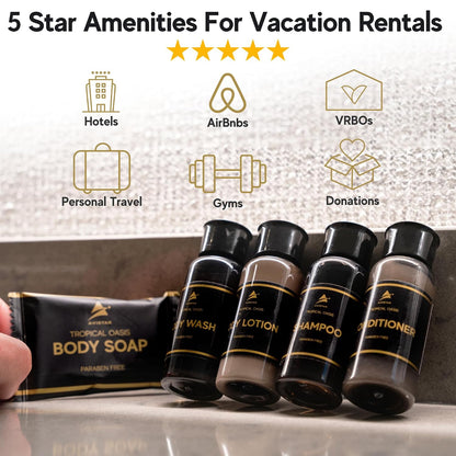 Tropical Oasis Hotel Amenities Set
