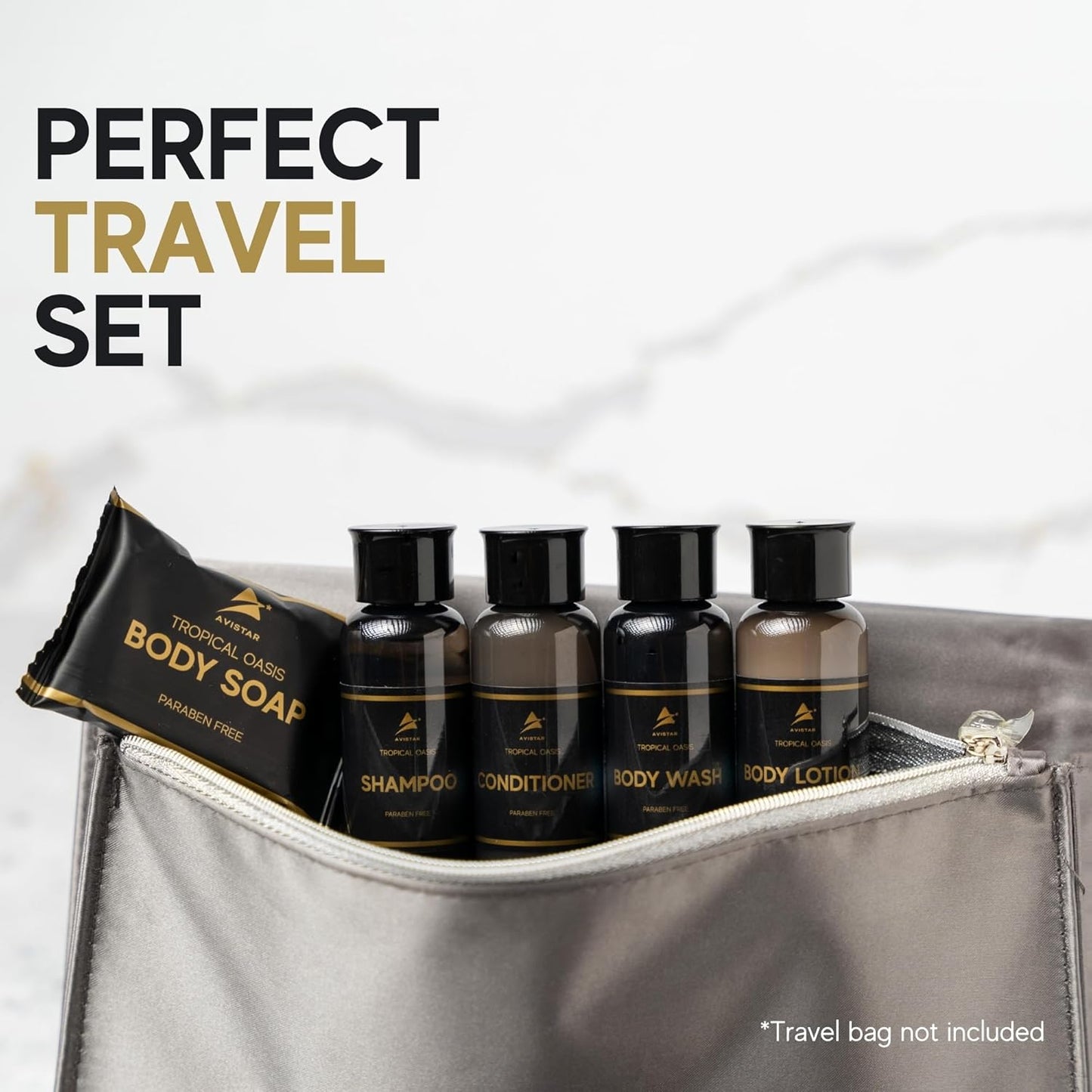 Tropical Oasis Hotel Amenities Set