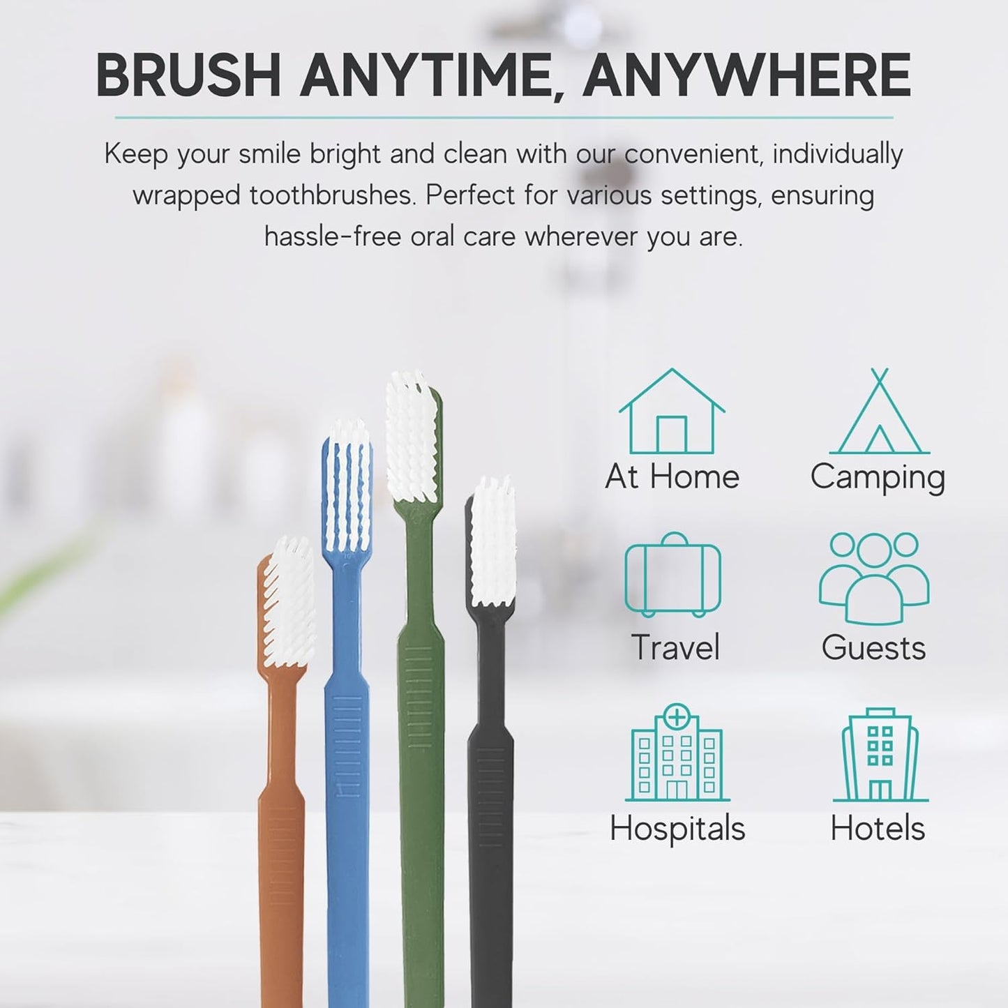 Pre-Pasted Disposable Toothbrushes