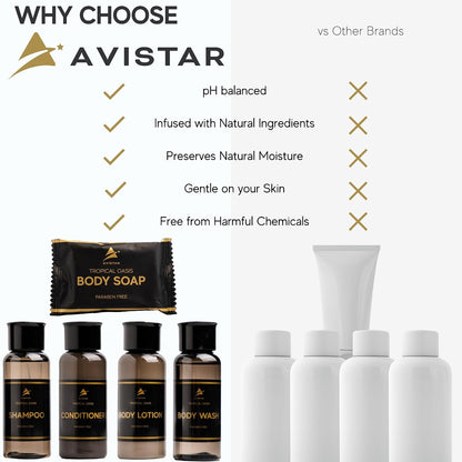 Tropical Oasis Hotel Amenities Set