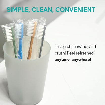 Pre-Pasted Disposable Toothbrushes