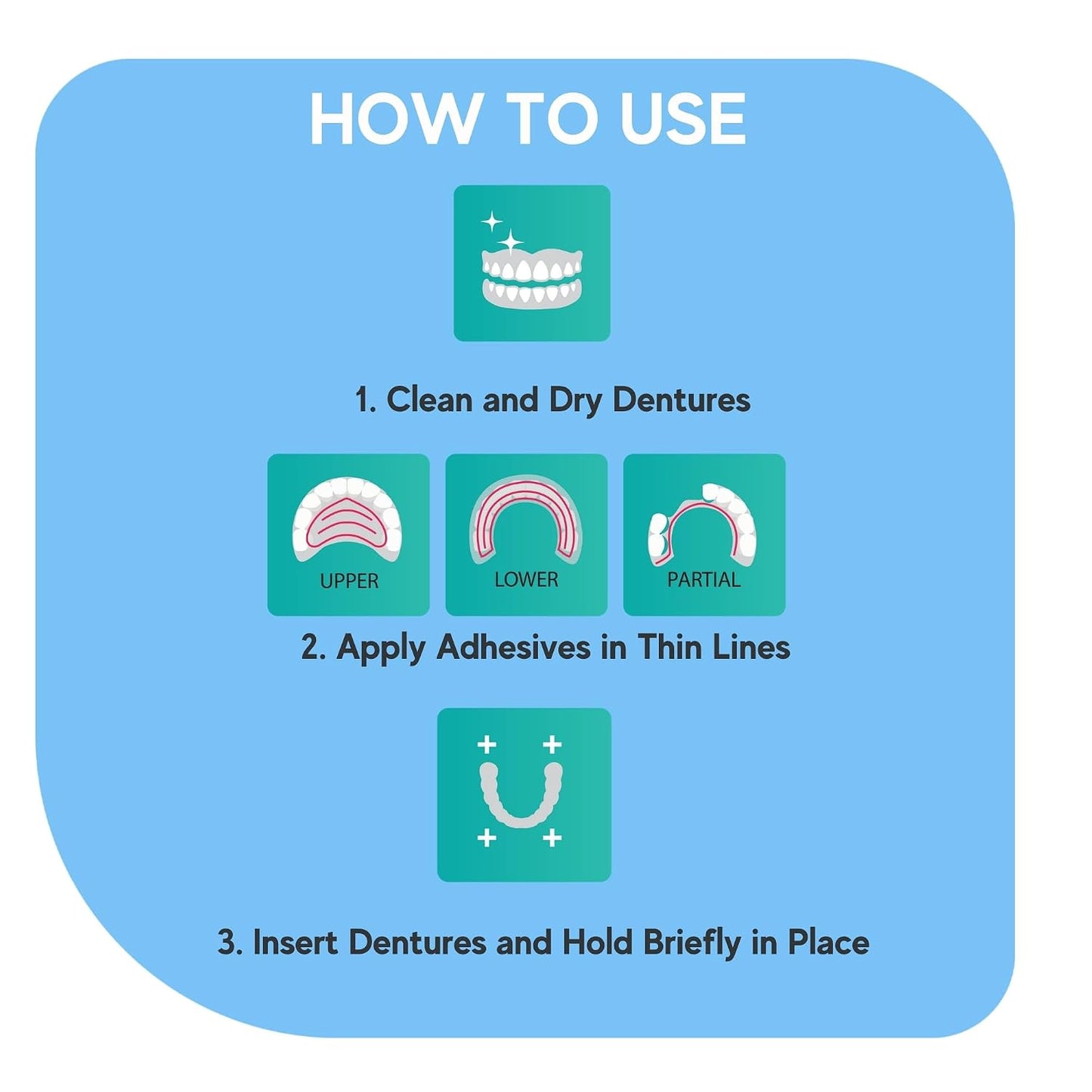 Extra Strong Denture Adhesive Cream
