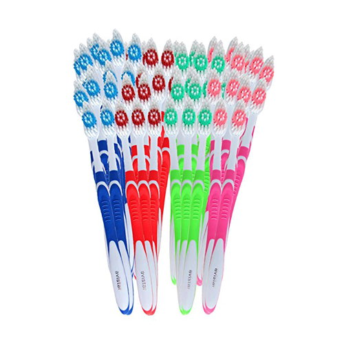 Individually Packaged Large Head Medium Bristle Disposable Toothbrushes (148 Count)