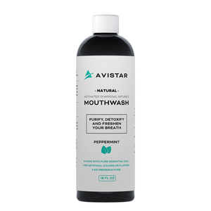 Natural Activated Charcoal Mouthwash