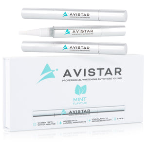 Professional Teeth Whitening Gel Pen Kit - 3 pack - Chamomile Infused - Mint Flavored