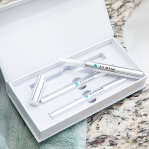 Professional Teeth Whitening Gel Pen Kit - 3 pack - Chamomile Infused - Mint Flavored