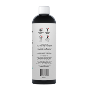 Natural Activated Charcoal Mouthwash