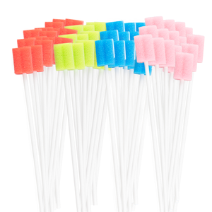 Disposable Oral Swabs - Sterile, Untreated & Unflavored (260 Count)